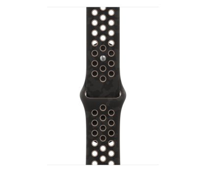Pasek i akcesoria do zegarków Apple 40mm After Dark Black Nike Sport Band - S/M